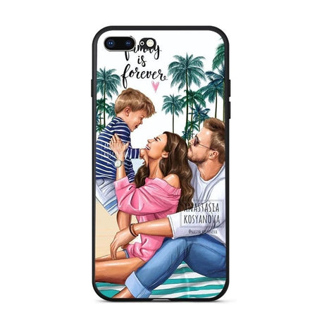Husa protectie, Flippy, compatibila cu Samsung A52 print Family is Forever Multicolor - vivimall.ro