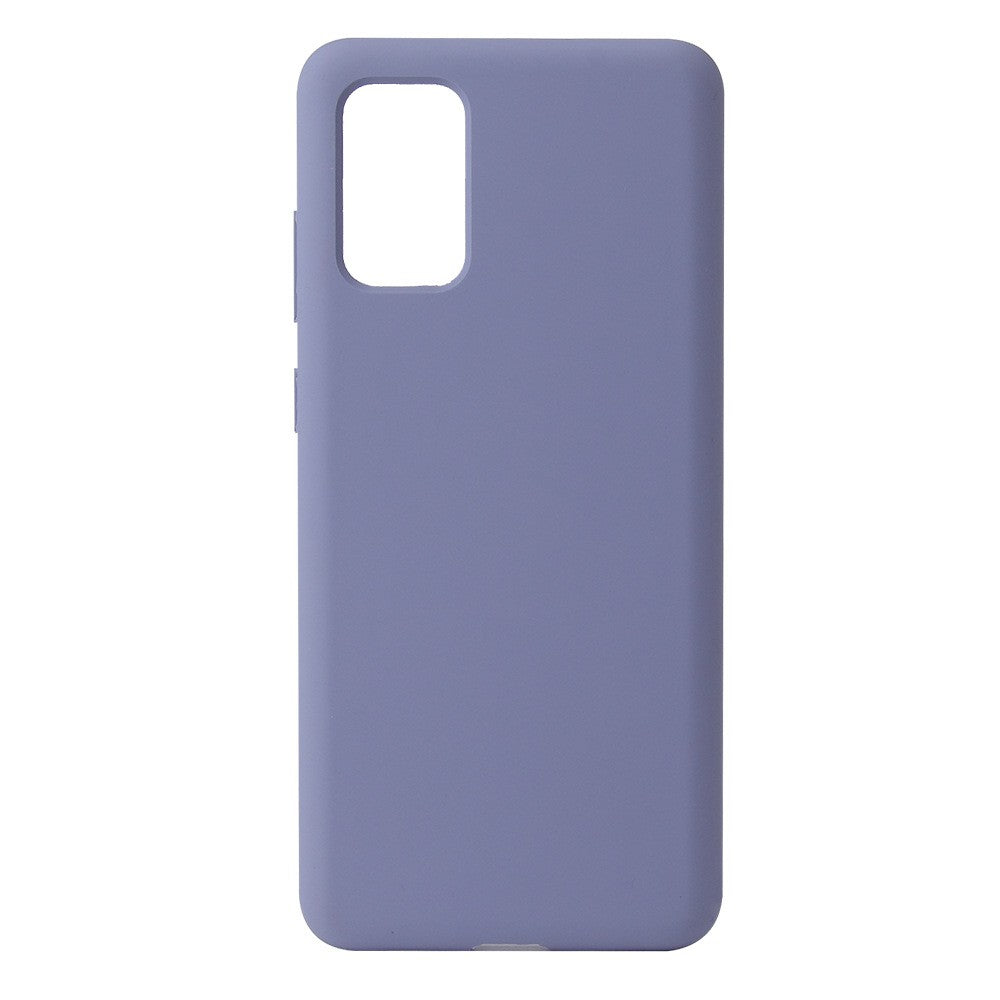 Husa protectie Flippy compatibila cu Samsung Galaxy A51 4G Liquid Silicone Case Mov - vivimall.ro