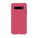 Husa protectie Flippy compatibila cu Samsung Galaxy S10 E Liquid Silicone Case Fuchsia - vivimall.ro