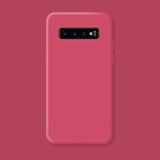 Husa protectie Flippy compatibila cu Samsung Galaxy S10 E Liquid Silicone Case Fuchsia - vivimall.ro