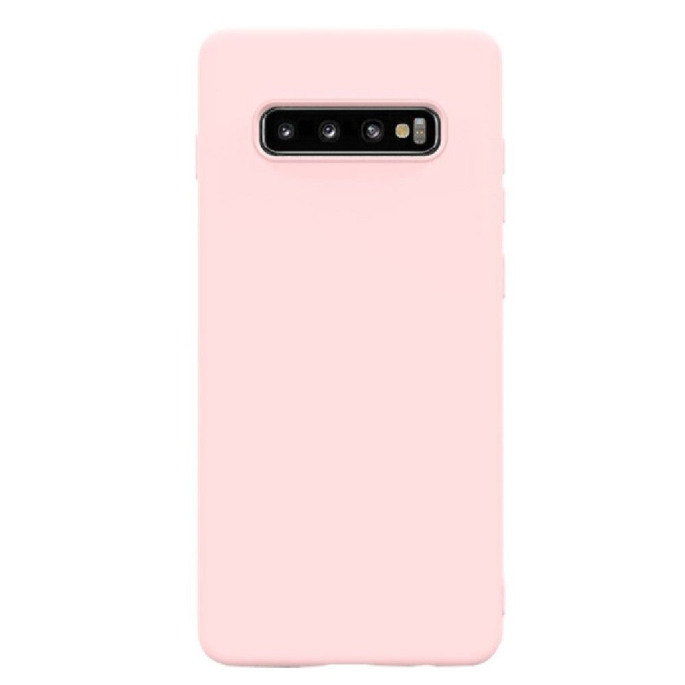 Husa protectie Flippy compatibila cu Samsung Galaxy S10 Plus Matte Tpu Roz - vivimall.ro