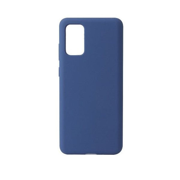 Husa protectie Flippy compatibila cu Samsung Galaxy S21 Ultra Liquid Silicone Case Albastru - vivimall.ro
