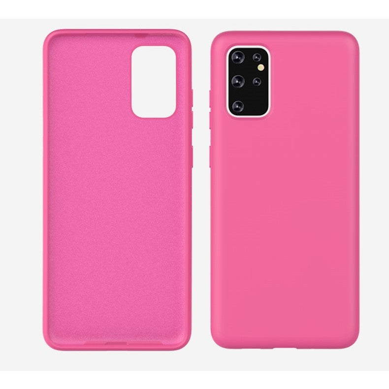 Husa protectie Flippy compatibila cu Samsung Galaxy S21 Ultra Liquid Silicone Case, Fuchsia - vivimall.ro