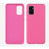 Husa protectie Flippy compatibila cu Samsung Galaxy S21 Ultra Liquid Silicone Case, Fuchsia - vivimall.ro