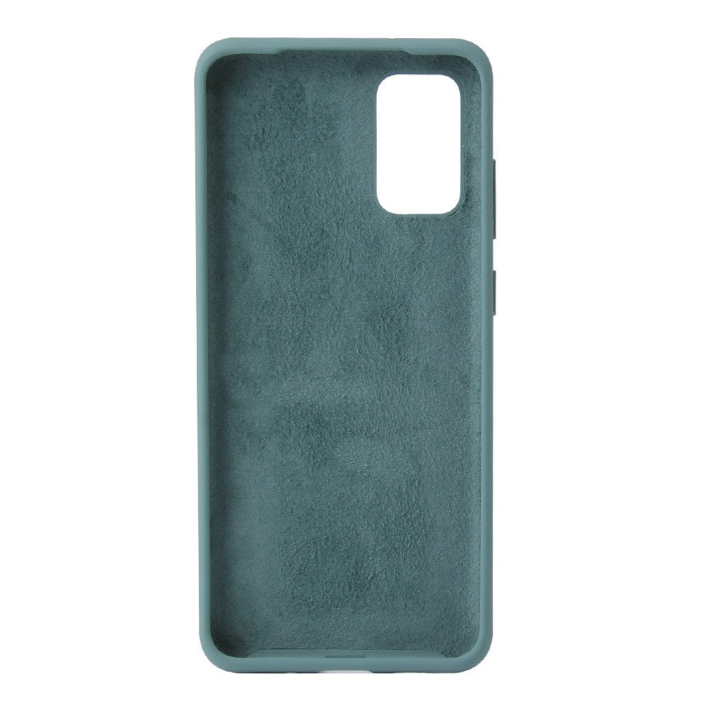 Husa protectie Flippy compatibila cu Samsung Galaxy S21 Ultra Liquid Silicone Case Verde - vivimall.ro