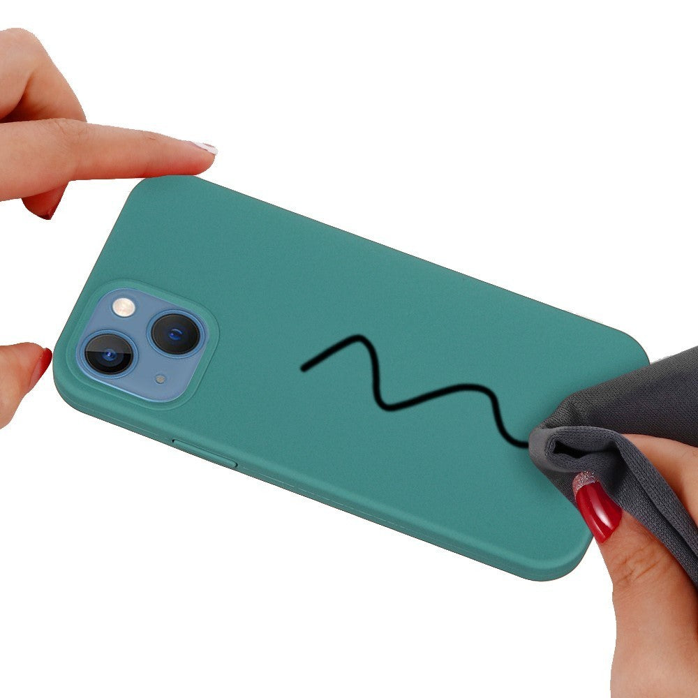 Husa protectie Flippy compatibila cu Samsung S10 Plus Liquid Silicone Case Verde - vivimall.ro