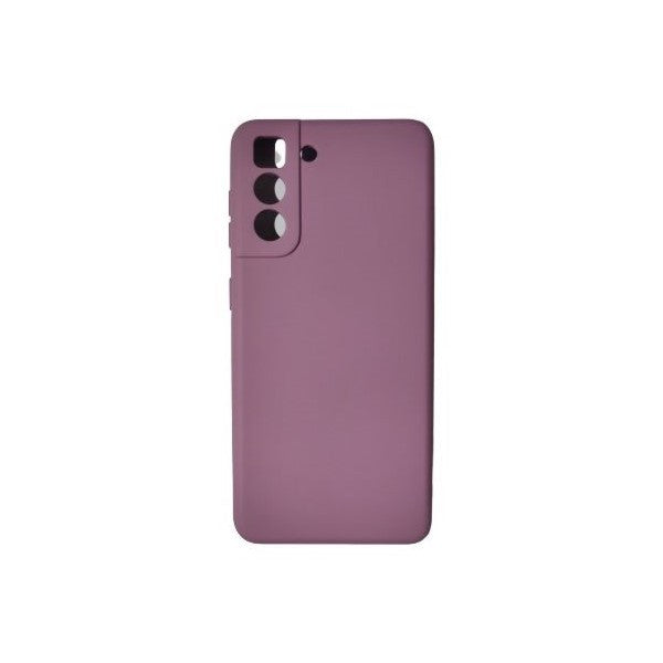 Husa protectie Flippy compatibila cu Samsung S21 5G Liquid Silicone Case Mov - vivimall.ro