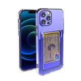 Husa protectie Flippy cu suport card compatibila cu Samsung Galaxy S20 Ultra Transparent - vivimall.ro
