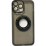 Husa protectie Flippy pentru Apple iPhone 13 Pro decupaj logo, magnetica, Protectie Camera, Negru - vivimall.ro
