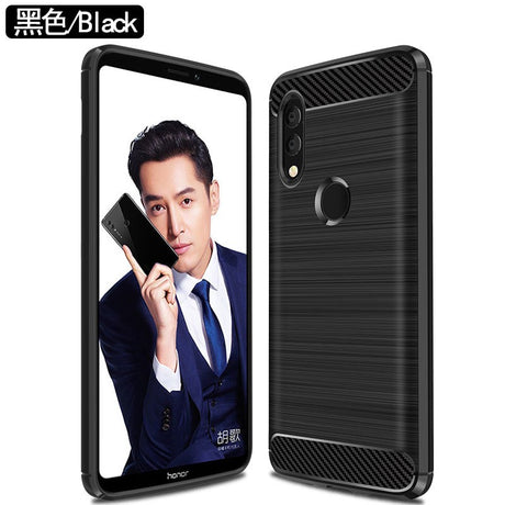 Husa Protectie, Vivimall, compatibila cu Honor 90 Lite/X50i, TPU Carbon, Negru - vivimall.ro