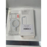 Husa protectie Flippy pentru iPhone 12/12 Pro Mag Safe, 2 in 1 incarcare si magnet, Silicon si Acril, Transparenta - vivimall.ro