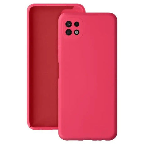 Husa protectie Flippy pentru Samsung A22 5G Liquid Silicone Roz Fuchsia/Roz - vivimall.ro