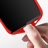 Husa protectie Flippy pentru Samsung A53 5G Liquid Silicone Rosu - vivimall.ro