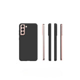 Husa protectie Flippy pentru Samsung S21 FE Liquid Silicone Negru - vivimall.ro