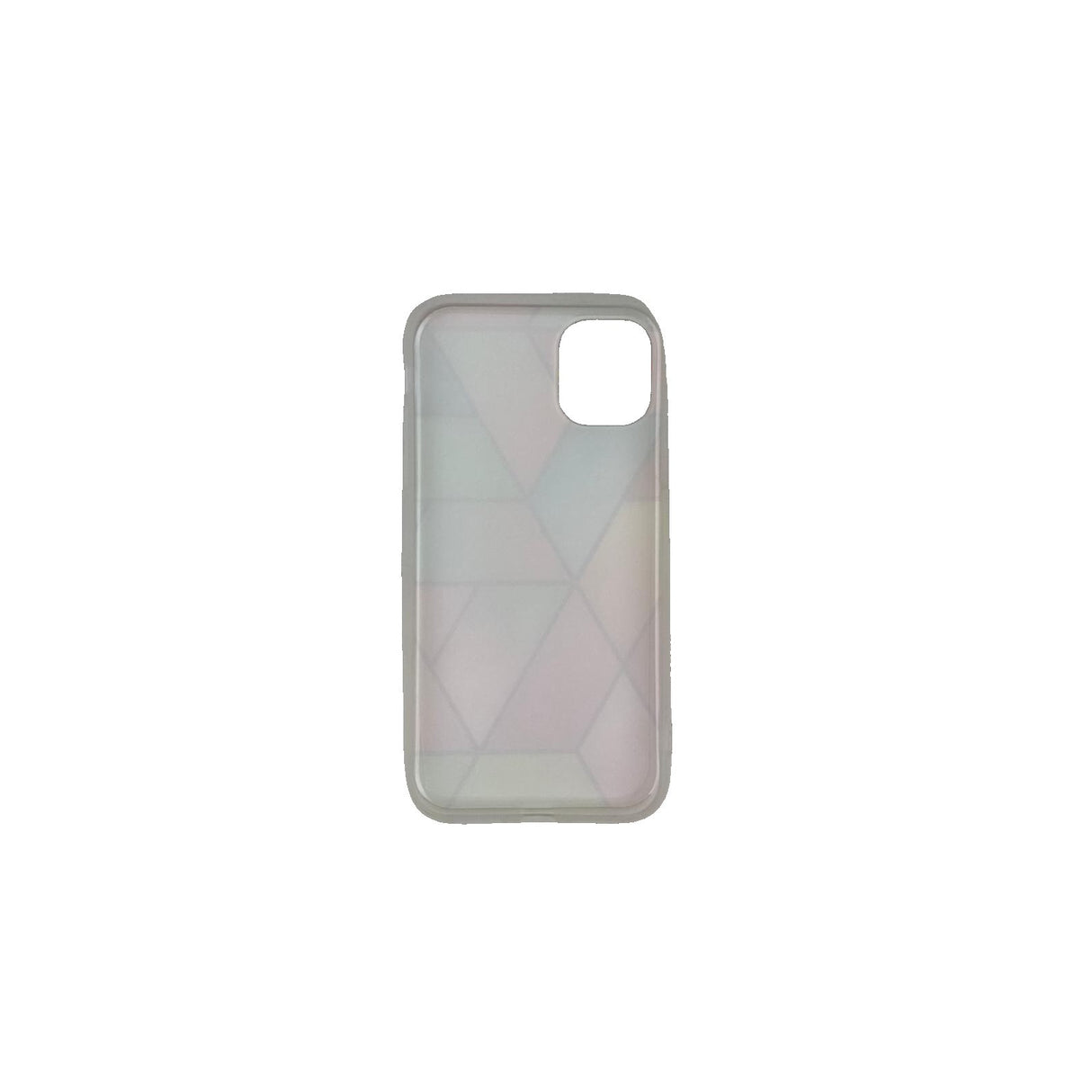 Husa protectie pentru Apple iPhone 11 Soft IMD TPU Marble Geometric Roz - vivimall.ro