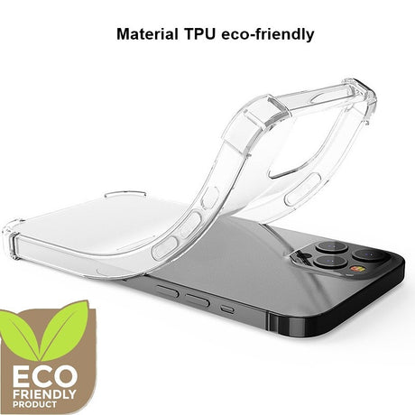 Husa protectie pentru Apple iPhone 15 Flippy, TPU, Antisoc, Protectie colturi, Rezistenta la impact, 1.5 mm, Transparenta - vivimall.ro