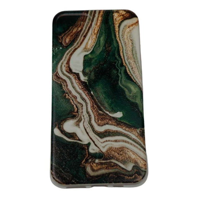 Husa protectie pentru Huawei P40 Lite E Soft Acryl TPU Marble Model 3 - vivimall.ro
