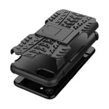 Husa protectie Flippy pentru Samsung A51 Defender Model 3 cu Suport, Negru - vivimall.ro