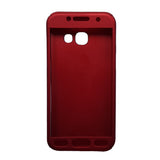 Husa Samsung Galaxy A3 2017 Full Cover 360 Rosu + Folie de protectie - vivimall.ro