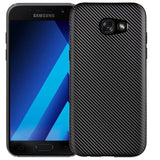 Husa Samsung Galaxy A3 2017 i-Zore Carbon Fiber Auriu - vivimall.ro