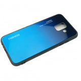 Husa Samsung Galaxy A8 2018 Hybrid Back Degrade, Albastru - vivimall.ro