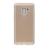 Husa Samsung Galaxy A8 2018 Ultra Slim cu aerisire Auriu - vivimall.ro