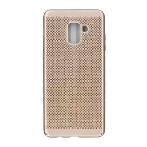Husa Samsung Galaxy A8 2018 Ultra Slim cu aerisire Auriu - vivimall.ro