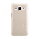 Husa Samsung Galaxy Core Prime Nillkin Frosted Shield Auriu + Folie de protectie - vivimall.ro