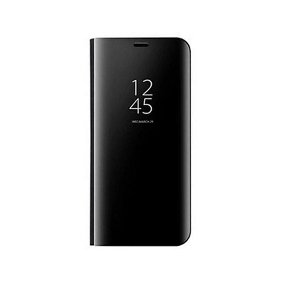 Husa Samsung Galaxy J3 2017 Flip Cover Oglinda Negru - vivimall.ro