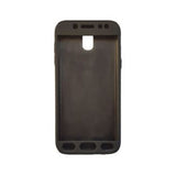 Husa Samsung Galaxy J3 2017 Full Cover 360 Negru + Folie de protectie - vivimall.ro