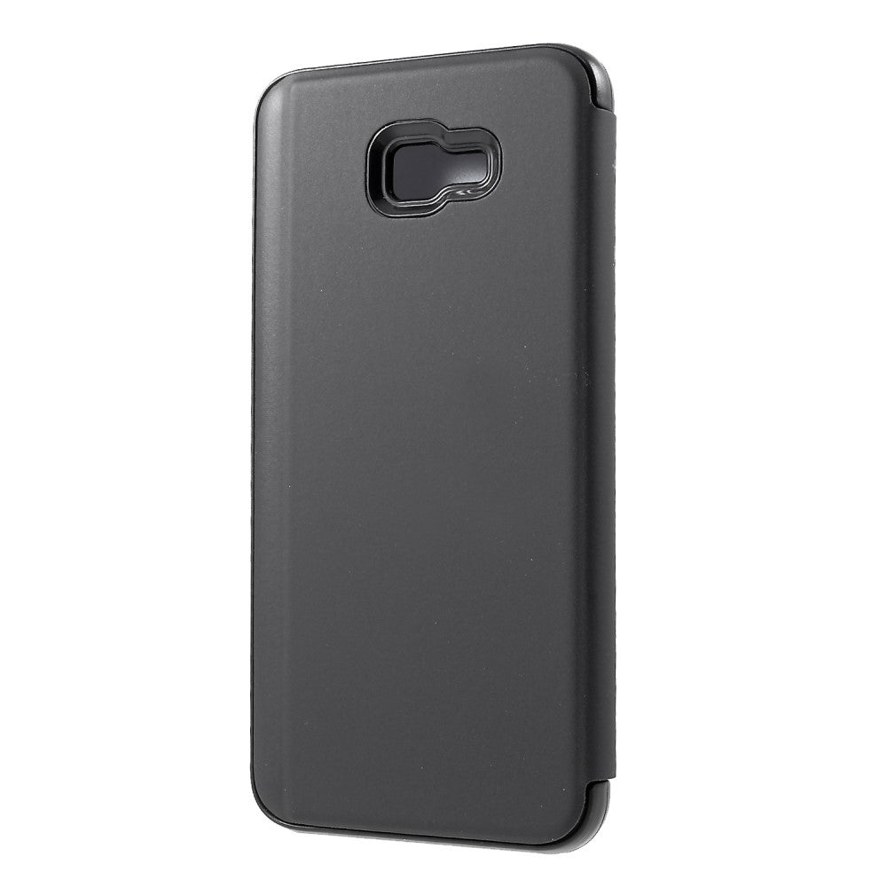 Husa Samsung Galaxy J4 Plus 2018 Flip Cover Oglinda Negru - vivimall.ro