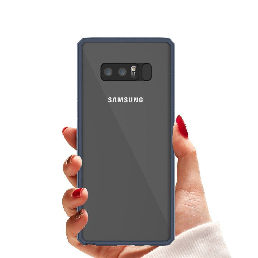 Husa Samsung Galaxy Note 8 shockproof acrylic Albastru - vivimall.ro