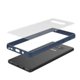 Husa Samsung Galaxy Note 8 shockproof acrylic Albastru - vivimall.ro