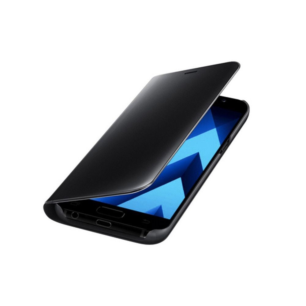 Husa Samsung Galaxy Note 9 Flip Cover Oglinda Negru - vivimall.ro