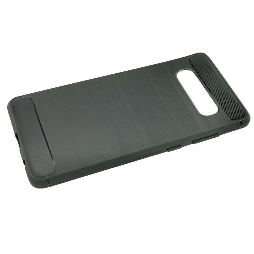 Husa Samsung Galaxy S10 Plus Tpu, carbon, Negru - vivimall.ro