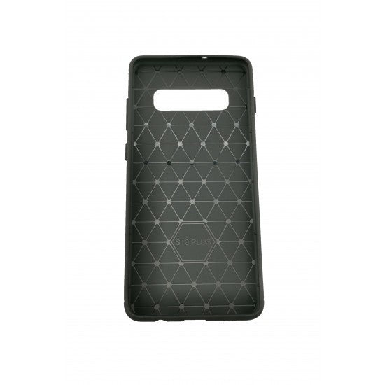 Husa Samsung Galaxy S10 Plus Tpu, carbon, Negru - vivimall.ro