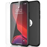 Husa Samsung Galaxy S20 Ultra, Full Cover 360, Negru + Folie de protectie - vivimall.ro