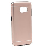 Husa Samsung Galaxy S6 Edge Motomo V2 Roz-Auriu - vivimall.ro