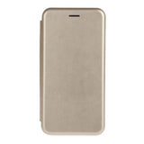 Husa de protectie Flippy compatibila cu Samsung Galaxy S7 Magnet Book Case Auriu - vivimall.ro