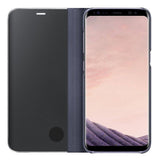 Husa Samsung Galaxy S8 Flip Cover Oglinda Albastru - vivimall.ro