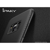 Husa Samsung Galaxy S8 IPAKY Carbon Fiber Negru - vivimall.ro