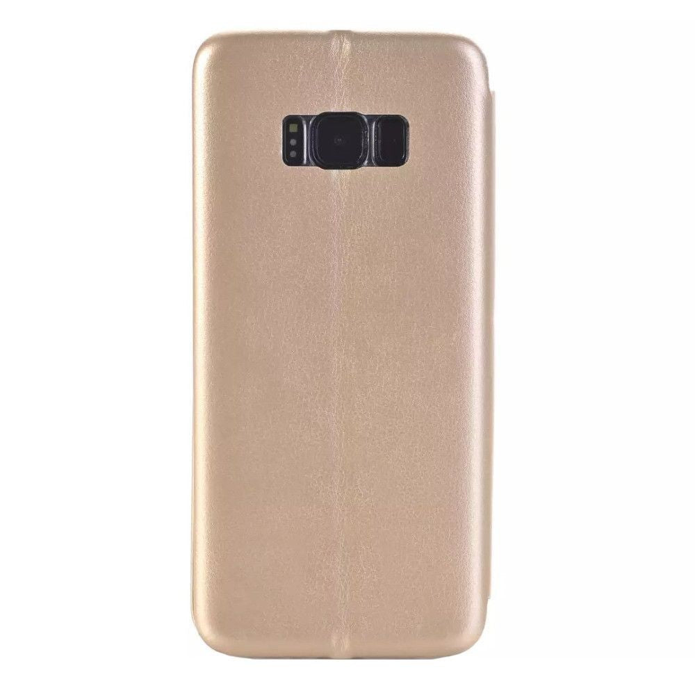 Husa de protectie Flippy compatibila cu Samsung Galaxy S8 Magnet Book Case Auriu - vivimall.ro