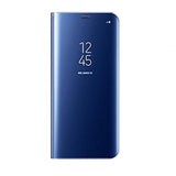 Husa Samsung Galaxy S8 Plus Flip Cover Oglinda Albastru - vivimall.ro
