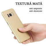 Husa Samsung Galaxy S8 Plus Full Cover 360 Auriu - vivimall.ro
