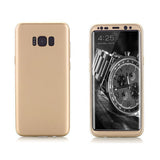 Husa Samsung Galaxy S8 Plus Full Silicone 360 Auriu - vivimall.ro