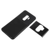 Husa Samsung Galaxy S9 Ipaky Elegant Grid Design TPU Hybrid Negru - vivimall.ro