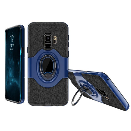 Husa Samsung Galaxy S9 Ipaky Ring Albastru - vivimall.ro