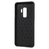 Husa Samsung Galaxy S9 Plus Ipaky Elegant Grid Design TPU Hybrid Negru - vivimall.ro