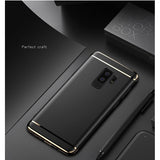 Husa Samsung Galaxy S9 Plus Luxury Plating 3 in 1 Negru - vivimall.ro