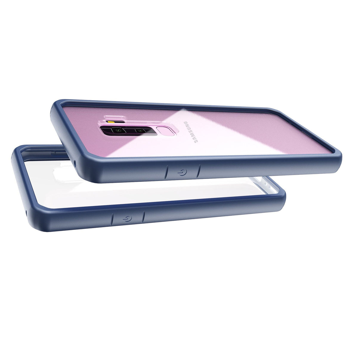 Husa Samsung Galaxy S9 Plus shockproof acrylic Albastru - vivimall.ro